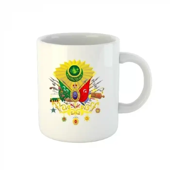 AsilTech Osmanlı Armalı Kupa Bardak