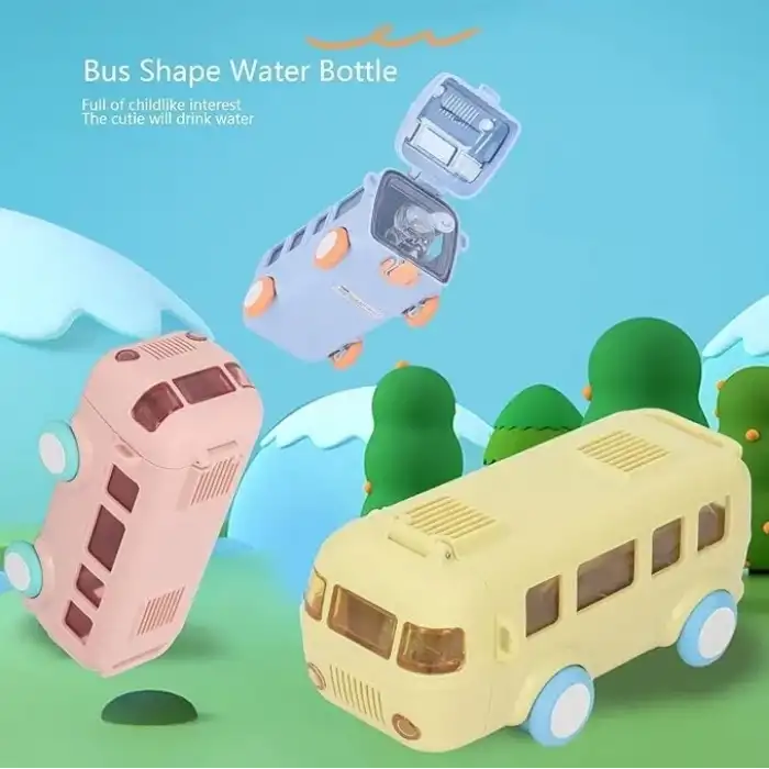 AsilTech Otobüs Şeklinde Su Matarası