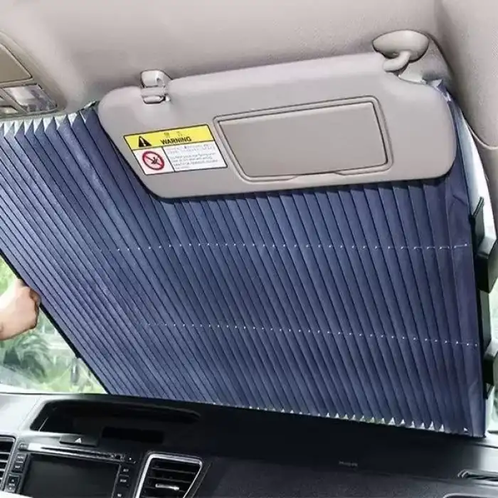 AsilTech Otomatik Makaralı Oto Ön Cam Güneşlik