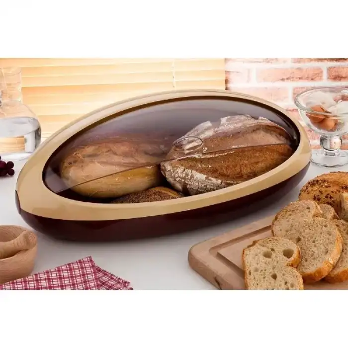 AsilTech Oval Ekmek Saklama Kutusu