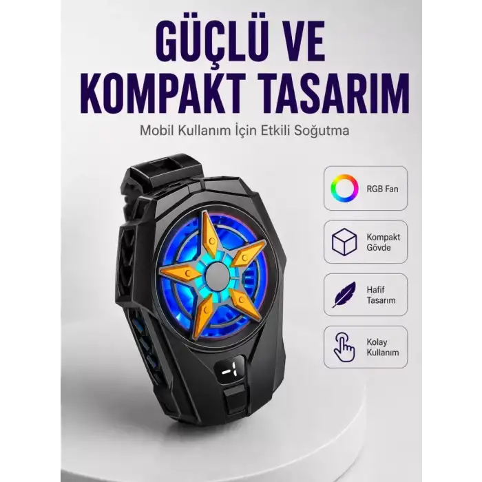AsilTech Oyun Performansı İçin Profesyonel Telefon Soğutucu Yeni Nesil