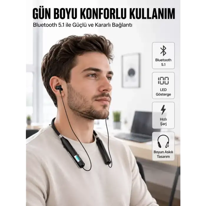 AsilTech Oyun ve Müzik Modlu Düşük Gecikmeli Kablosuz Kulaklık