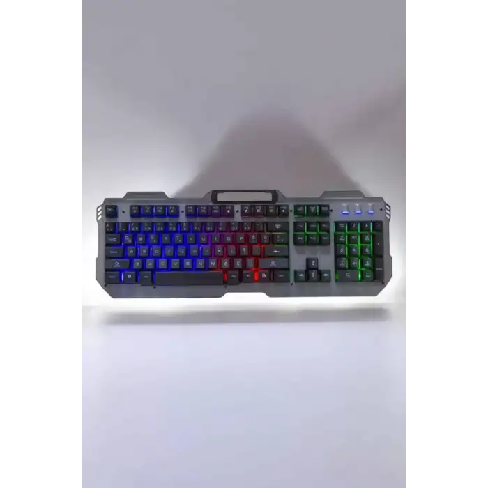 AsilTech Oyuncu Klavyesi Q Klavye RGB Işıklı Mouse Hediyeli