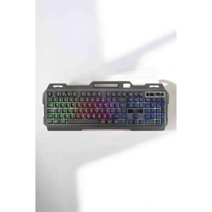 AsilTech Oyuncu Klavyesi Q Klavye RGB Işıklı Mouse Hediyeli