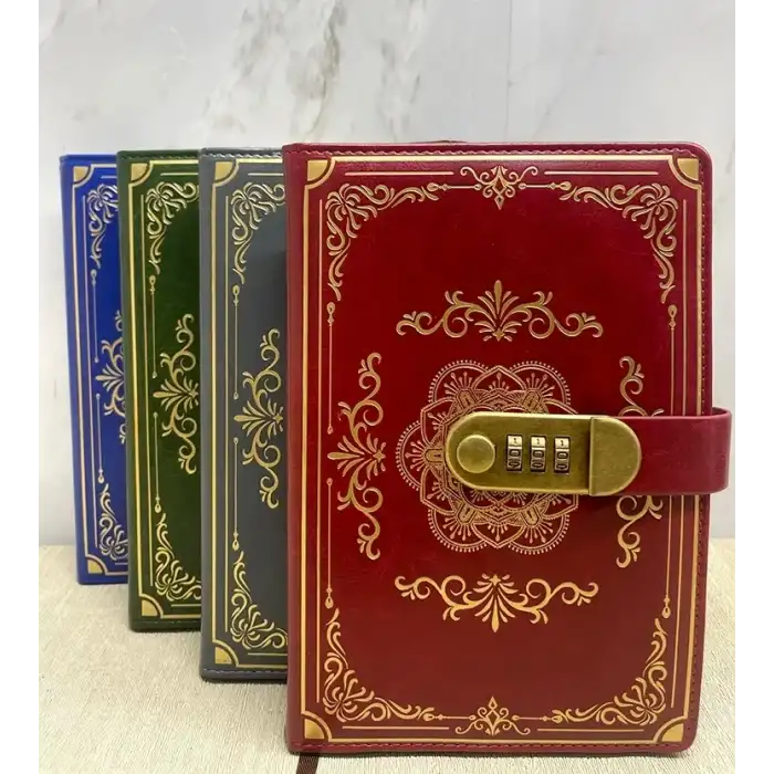 AsilTech Özel Tasarım Şifreli Deri Defter Model 2