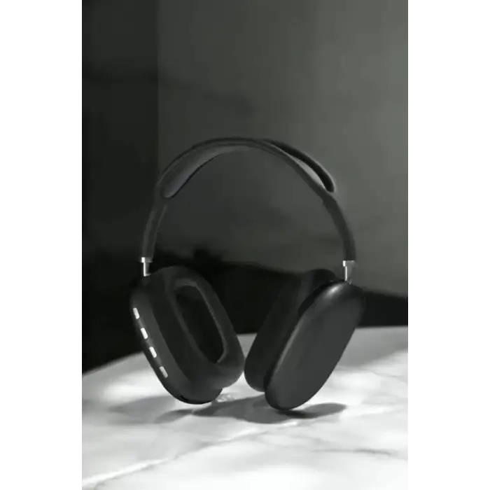 AsilTech P9 Plus Kulaklık Siyah Bluetooth Bağlantılı Kulak Üstü Kablosuz