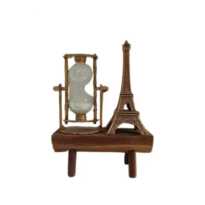 AsilTech Paris Eyfel Kulesi Hediyelik Eyfel Retro Kum Saati Dekoratif Eşya
