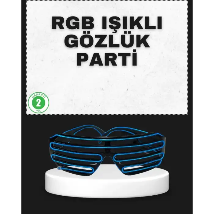 AsilTech Parti ve Organizasyonlara Özel LED Işıklı Gözlük