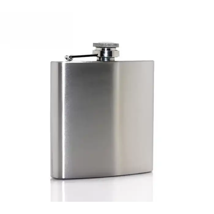 AsilTech Paslanmaz Çelik 6 Oz Tekli Matara Model 3