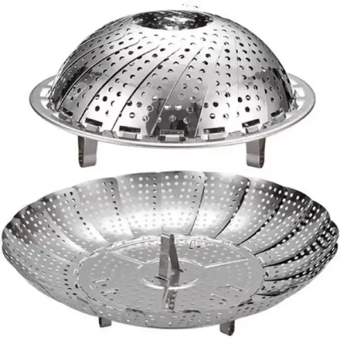AsilTech Paslanmaz Çelik Buharda Pişirme Sepeti