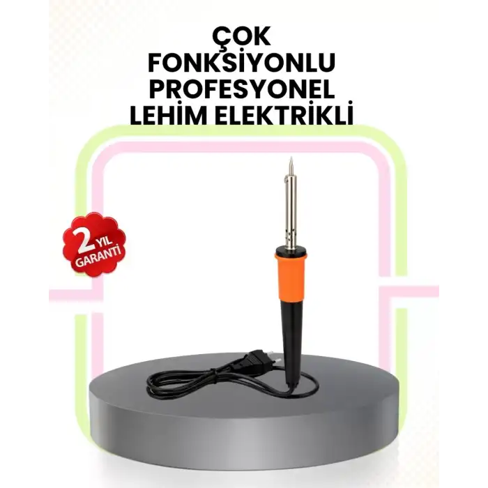 AsilTech Paslanmaz Çelik Isıtma Çekirdekli Lehimleme Havyası