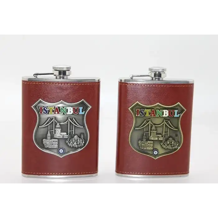 AsilTech Paslanmaz Çelik İstanbul Yöresel Matara Model 2