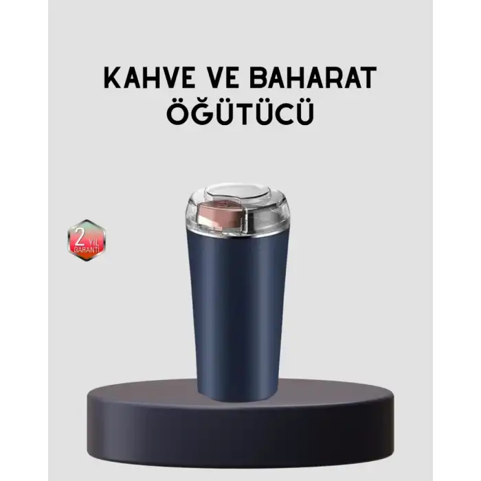 AsilTech Paslanmaz Çelik Otomatik Öğütücü Kolay Temizlenebilir Yedek Bıçaklı