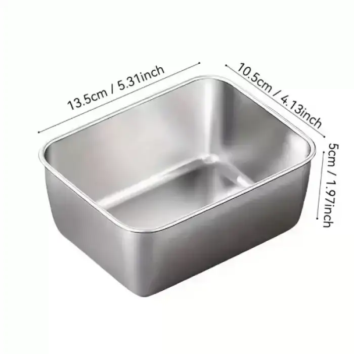 AsilTech Paslanmaz Çelik Saklama Kabı