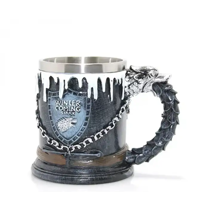 AsilTech Paslanmaz Çelik Tasarım Kupa Bardak