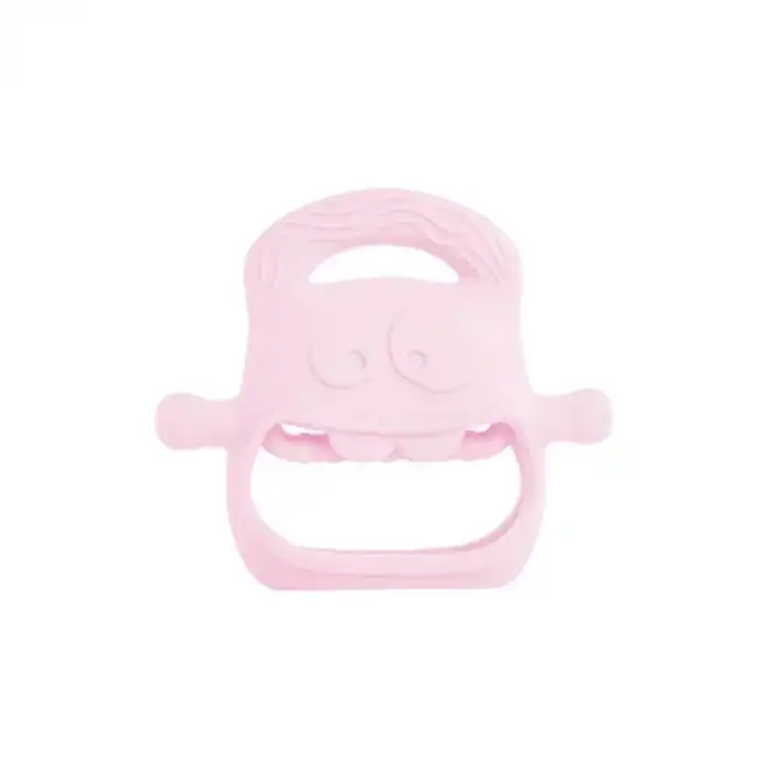 AsilTech Pembe Bebek Silikon Diş Kaşıyıcı