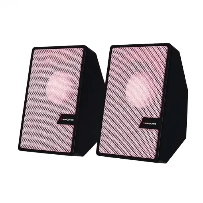 AsilTech Pembe USB 2.0 + 3.5mm USB Hoparlör