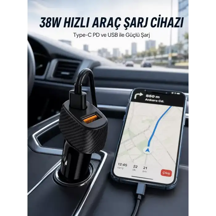 AsilTech PG-38 ARABA ŞARJI Yeni Nesil