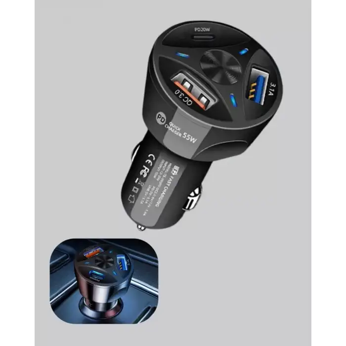 AsilTech PG88 Araç Şarj Cihazı