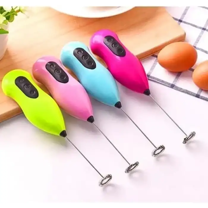 AsilTech Pilli Süt Köpürtücü ve Yumurta Çırpıcı