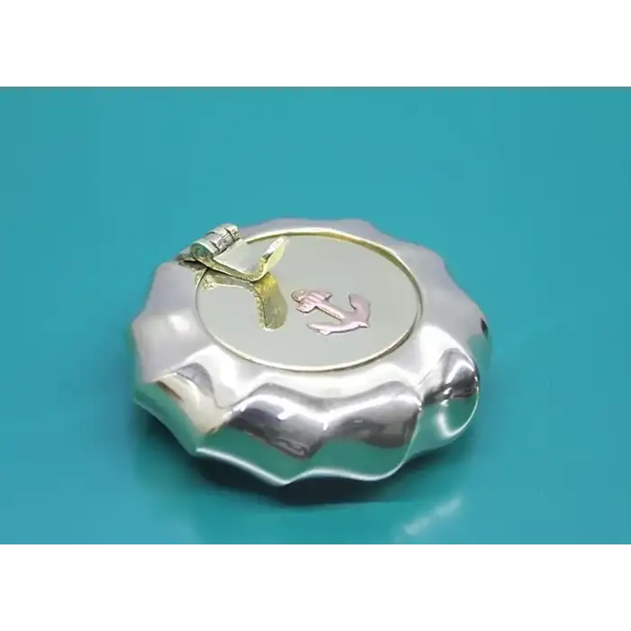 AsilTech Pirinç Çapalı Kapaklı Küllük 7 Cm