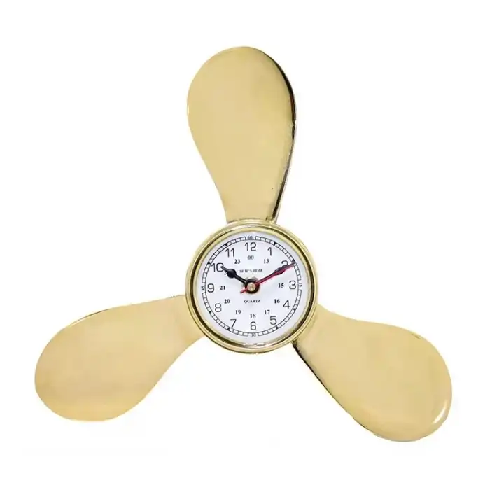 AsilTech Pirinç Duvar Saati Model 1