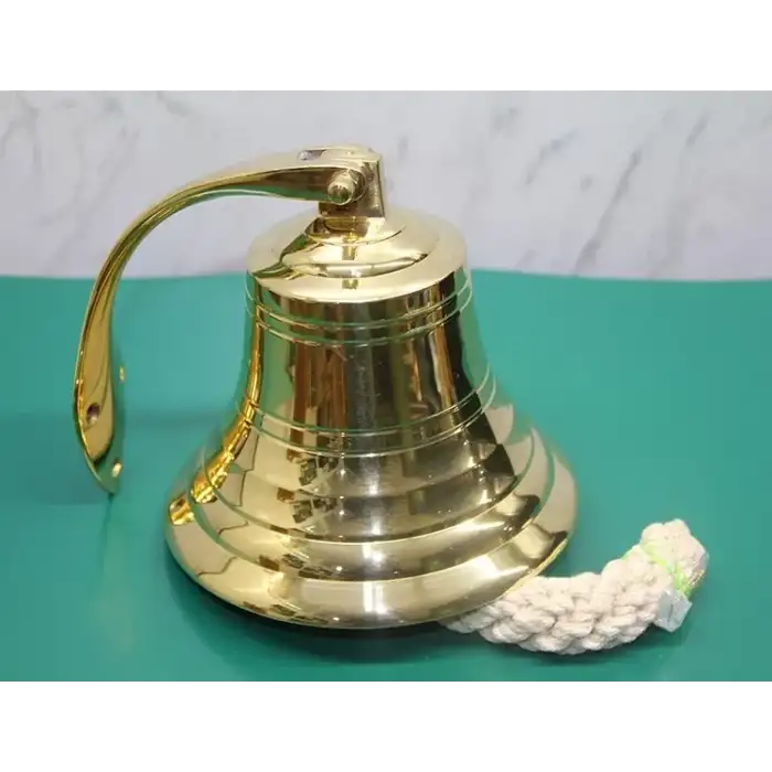 AsilTech Pirinç Duvara Asmalı Çan Orta Boy