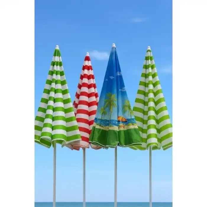 AsilTech Plaj Şemsiyesi 240 CM Büyük Boy