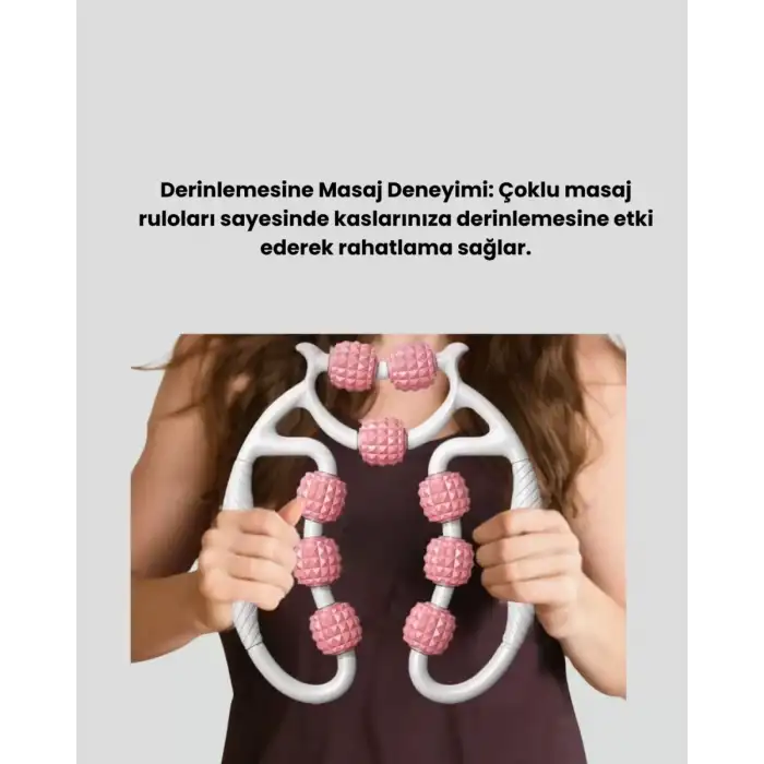 AsilTech Plastik Masaj Aleti Derin Doku Kas Gevşetici Rulo