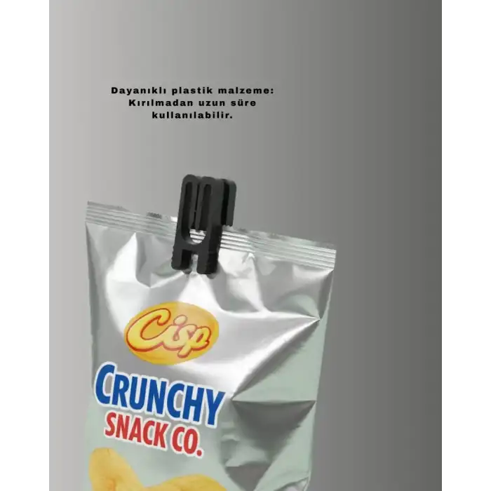 AsilTech Plastik Poşet Kilidi Mutfak İçin Çok Amaçlı 10 Adet