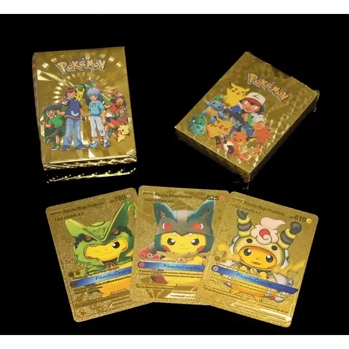 AsilTech Pokemon Oyun Kartı Altın Deste Model 1