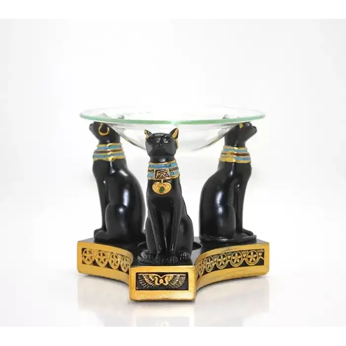 AsilTech Polyester Mısır Kedisi Buhurdanlık