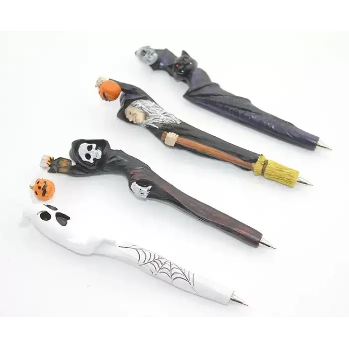 AsilTech Polyester Tükenmez Kalem Cadılar Bayramı Temalı