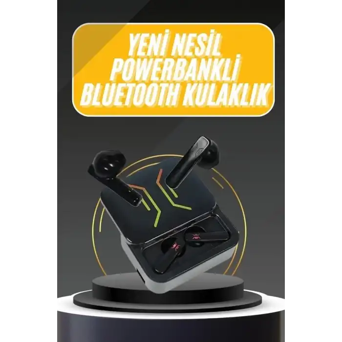 AsilTech Powerbank Bluetooth Kulaklık Oyuncu Kulaklığı Yüksek Ses Kaliteli