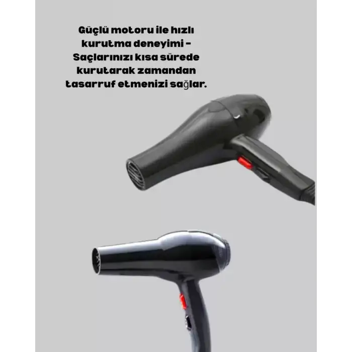 AsilTech Profesyonel 2200W Saç Kurutma Makinesi Yüksek Performans