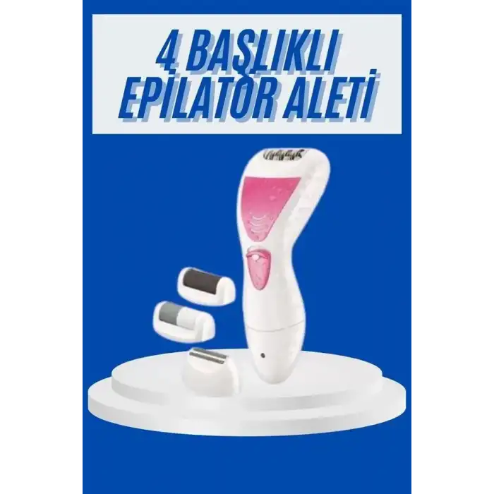 AsilTech Profesyonel 4in1 Çok Amaçlı Epilasyon Aleti Şarjlı Pratik Taşınabilir
