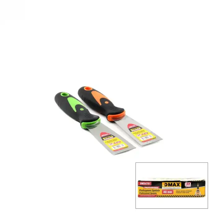 AsilTech Profesyonel Metal Spatula - 40 mm - Fiber Saplı