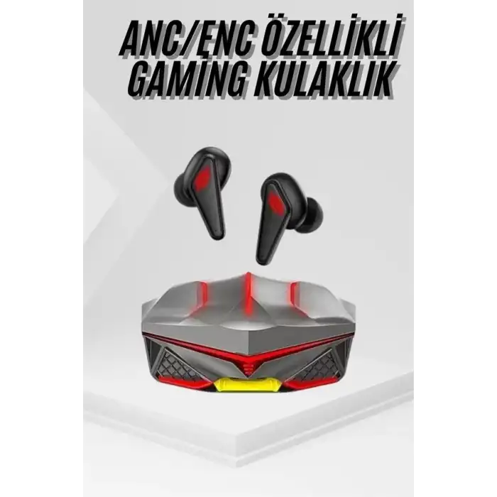 AsilTech Profesyonel TWS Işıklı Kablosuz Bluetooth Kulaklık Oyuncu Kulaklığı