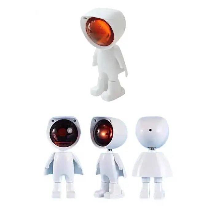 AsilTech Projeksiyon Güneş Lambası Astronot Gün Batımı Projektör LED Işıklı