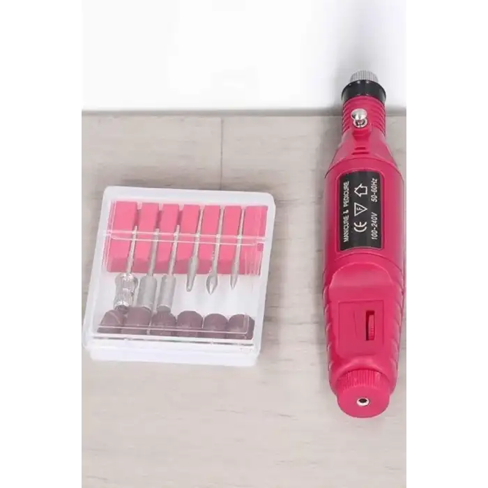 AsilTech Protez Tırnak Manikür ve Pedikür Seti Elektrikli