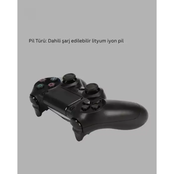 AsilTech PS4 Uyumlu Kablosuz Oyun Kolu – Gerçekçi Titreşimli Geri Bildirim Yeni Nesil