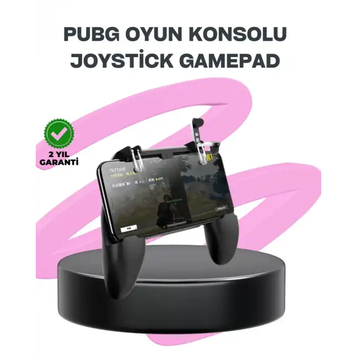 AsilTech PUBG Mobile İçin Tetikleyicili Joystickli Telefon Gamepadi