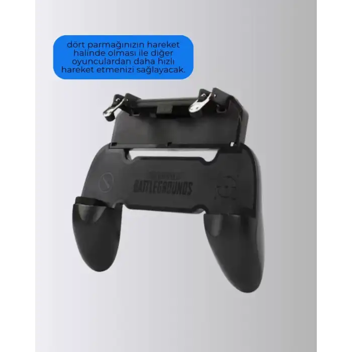 AsilTech PUBG Mobile Uyumlu Joystick ve Parmak Tetikli Oyun Gamepadi