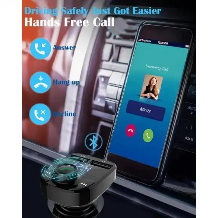 AsilTech QC 3.1A USB & PD /TF FM Transmitter