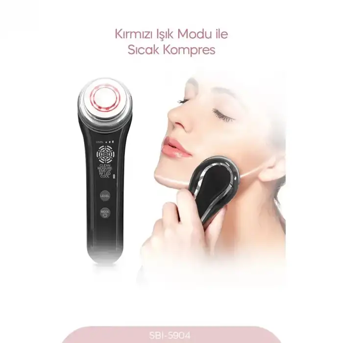 AsilTech Radyo Frekanslı Yüz ve Boyun Kırışıklık Giderici - 5 Mod - EMS Teknolojisi