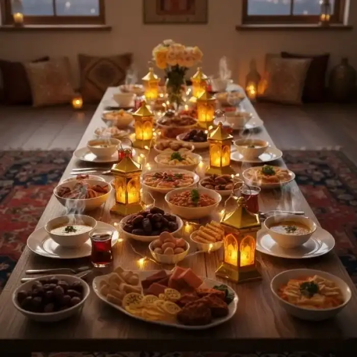 AsilTech Ramazan Temalı Altıgen Kubbe LED Lamba