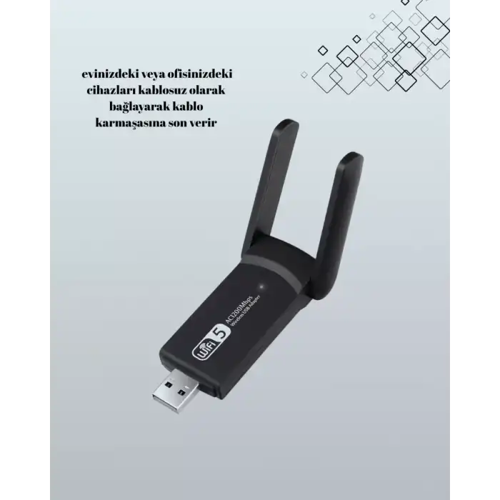 AsilTech Realtek Chipsetli 5G Destekli Yüksek Hızlı Ağ Adaptörü