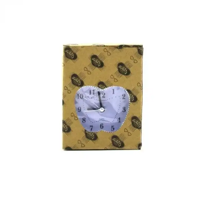 AsilTech Renkli Kalp Masa Çalar Saati