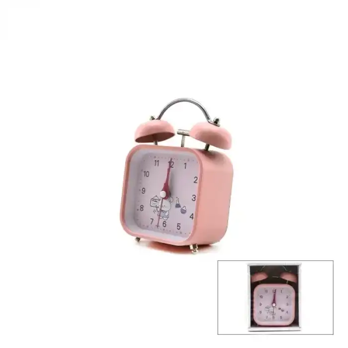 AsilTech Renkli Kare Masa Çalar Saati