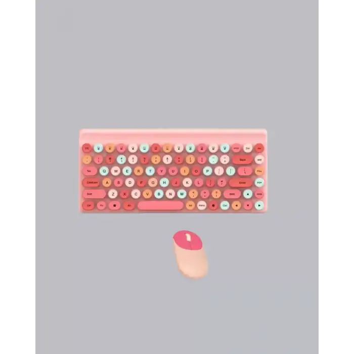 AsilTech Retro Tarz Bluetooth 5.1 Klavye – Win/OSX/Android/iOS Uyumlu